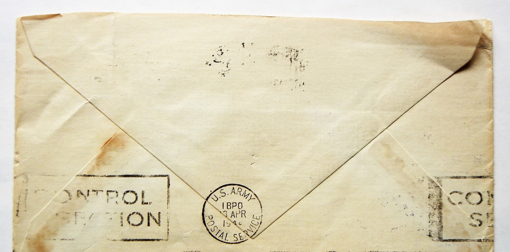 WORLD WAR II BOMBER PILOT MISSING IN ACTION 1944 COVER - MAILED FROM ...