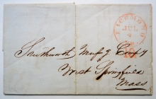 richmond-virginia-1850-stampless-folded-letter-with-10-attached-rate