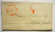 boston-massachusetts-1845-stampless-folded-letter-to-new-york-city
