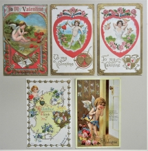 5-1900s-valentine-postcards-all-embossed-and-fancy