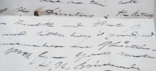 HORATIO BRINSMADE STAMPLESS LETTER TO THOMAS H. GALLAUDET