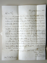 kingston-dudley-stampless-folded-letter-postal-history 