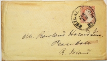 REV. ANSON ROOD. ROWLAND HAZARD LETTER