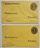 us-post-office-official-stamp-mail-covers-scott-U02-two-unused-different-types