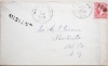 WATERLOO NEW YORK 1896 COVER TO SHORTSVILLE NY WITH "MISSENT" MARK - POSTAL-HISTORY