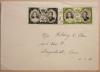 MONACO 1956 ROYAL WEDDING STAMPS RARE COMMERCIAL COVER USE - POSTAL HISTORY