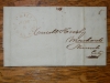 west.killingly.ct.crosby.1845.stampless.folded.letter.danielsonville.connecticut